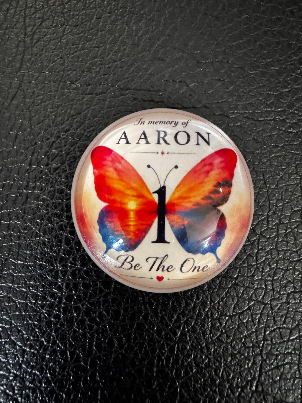 Aaron’s “Be The One” Memorial Butterfly